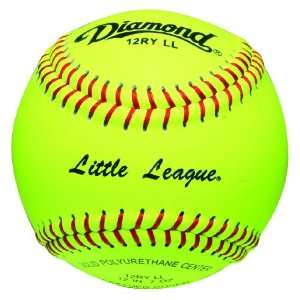  Diamond 12 Inch Optic Leather Cover Little League Softball 