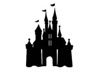 Disney Castle Cinderella Princess Vinyl Wall Decal  
