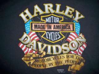 1990 Harley Motorcycle T Shirt Omaha Nebraska XL  