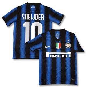  10 11 Inter Milan Home Jersey + Sniejder 10 (Fan Style 