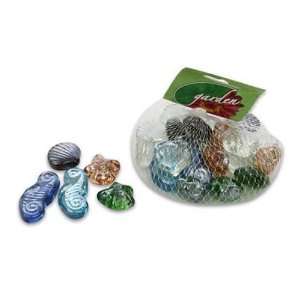   Glass Stone in Net Bag, Assorted Colors Case Pack 48