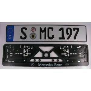  Europeanplates Mercedes Benz Plate and Frame Package Automotive