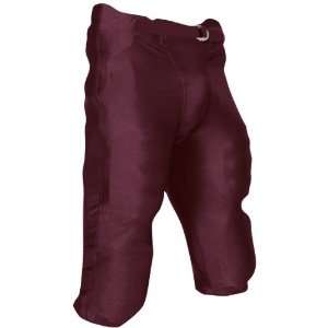  Integrated Youth Game Pant With Built In Pads MAROON YXL 