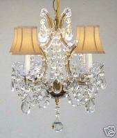 LIGHT MARIA THERESA CRYSTAL CHANDELIER WITH SHADES  