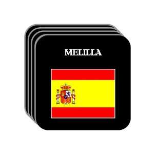  Spain [Espana]   MELILLA Set of 4 Mini Mousepad Coasters 