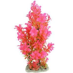  Como 11.8 Hot Pink Green Plastic Plant w Ceramic Base for 