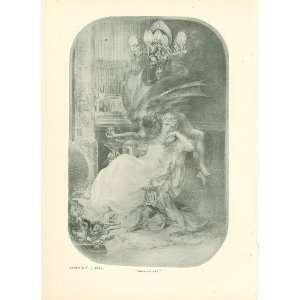  1895 Print Melancholia by G J Allan 