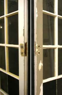 48x 80 Antique Pair French Interior Douglas Fir Doors Windows Wavy 