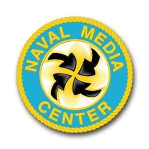  US Navy Media Center Decal Sticker 3.8 6 Pack Everything 