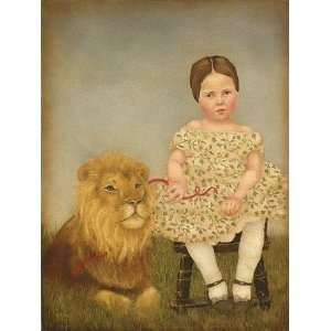  Emily McPhie   Serena And Her Lion Canvas