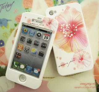 APPLE IPHONE 4G Hard Plastic Case Cover BLOSSOM  