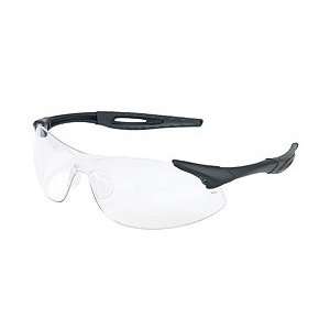  Inertia Safety Glasses With Black Frame And Clear Anti Fog 