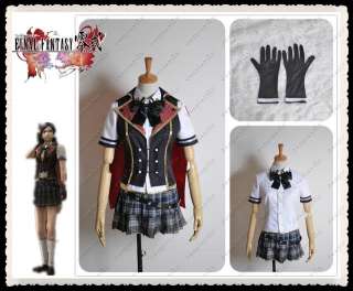Final Fantasy Type 0 Queen Cosplay Costume Summer Uniform FF ZERO 