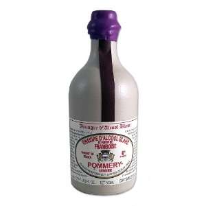 Raspberry Flavored White Wine Vinegar in a Sandstone Bottle   16.9oz 