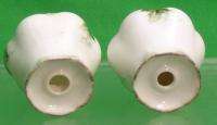 RS PRUSSIA SALT & PEPPER SHAKERS, UNMARKED, NO RES.  