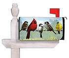 Birds On A Wire Spring Magnetic Mailbox Cover