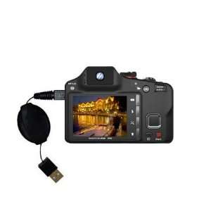 Retractable USB Cable for the Kodak EasyShare Max with Power Hot Sync 
