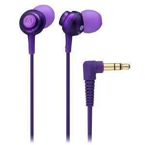  Audio Technica ATH CKL202 PL Purple  Inner Ear Headphones 