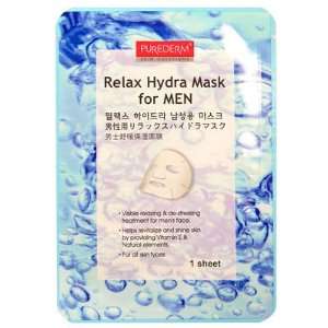  Purederm Relax Hydra Mask For Men 1 sheet Beauty