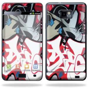   Cover for Samsung Galaxy S II 4G (GT i9100) Cell Phone   Graffiti Mash