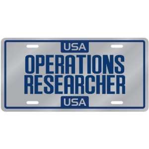  New  Usa Operations Research Analyst  License Plate 