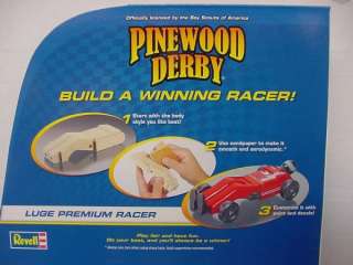 REVELL PINEWOOD DERBY LUGE RACER WOOD MODEL KIT BOY SCOUTS NEW  