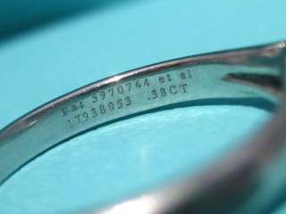 TIFFANY & CO. LUCIDA ENGAGEMENT DIAMOND RING 0.38 G VS1  