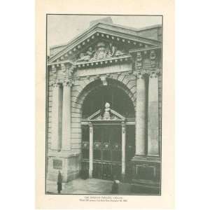  1904 Print Iroquois Theater in Chicago Illinois 
