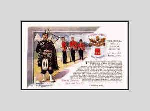 ROYAL SCOTS (Lothian) Scottish Regiment, c. 1925 Print  