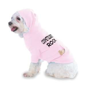 Cosmetologists Rock Hooded (Hoody) T Shirt with pocket for your Dog or 