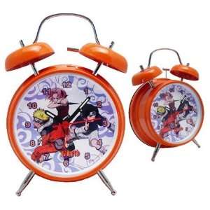  Naruto Sasuke Sakura Twin Bell Alarm Clock Orange