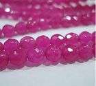 4mm Round Brazilian Red Ruby Gems Loose Bead 15  