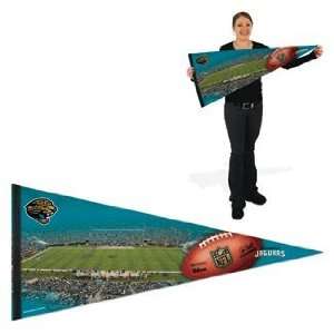  Jacksonville Jaguars Pennant   Premium Felt XL Stadium 