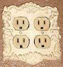 Electrical Plug Outlet Cover Antique Rust Metal Single 763687048474 