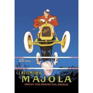  Majola Auto 12x18 Giclee on canvas