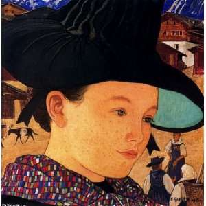 Hand Made Oil Reproduction   Ernest Bieler   24 x 24 inches   Maiden 