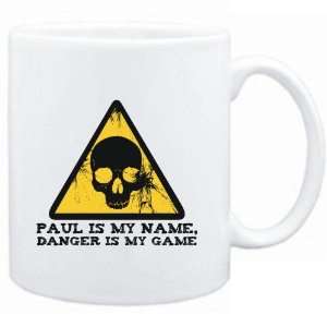  Mug White  Paul is my name, danger is my game  Male 