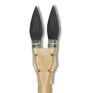  Luco Double Squirrel Round Brushes   46 mm, Pointed Round 