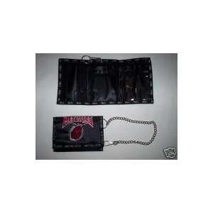   METALLICA WALLET with CHAIN Nylon tri fold Official