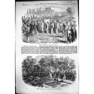  1854 Funeral Captain Parker Champ Des Morts Pera Coal Mine 