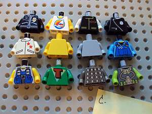 Lego Minifig ~ Mixed Lot Of Torso Body Parts w/Arms #jkier  