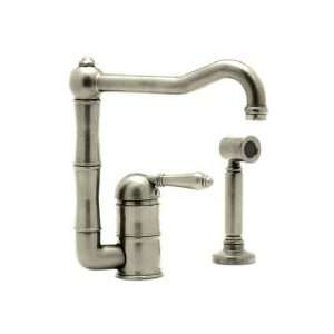   Kitchen Faucet W/ Sidespray & Soap/Lotion Dispenser
