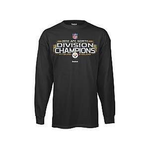 Reebok Pittsburgh Steelers 2010 Division Champions Long Sleeve Locker 