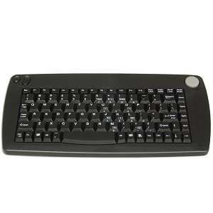 88 Key Wireless Keyboard w/Built in Mouse (Black 