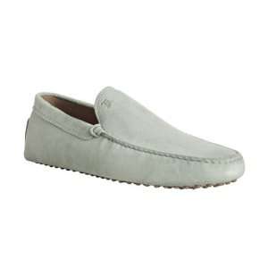  Tods aqua suede New Gommini loafers 