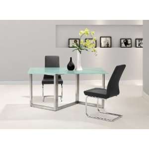 Zuo Modern Marker Dining Table Frosted Glass