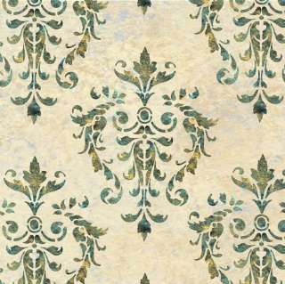 Damask Pattern Large wall stencil faux painting 0103A  