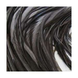  Feather Angel Black Feather Hair Extensions (4 Pack 
