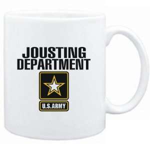  Mug White  Jousting DEPARTMENT / U.S. ARMY  Sports 
