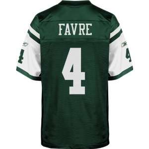  Brett Favre Green Reebok NFL Premier New York Jets Youth 
